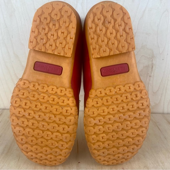 L.L. Bean Red Leather Duck Boots Women’s Size 7 - Picture 7 of 13